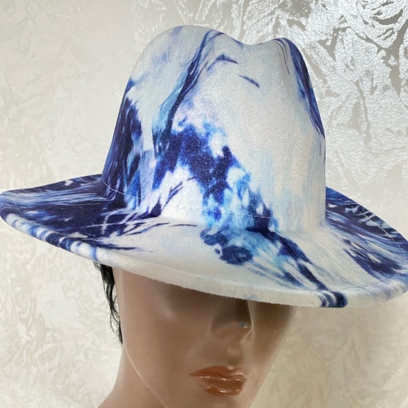 COPY - Hat wide brim cowboy style fedora - Picture 2 of 2